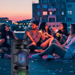 CURUK 6000W Portable Bluetooth Speaker Subwoofer Heavy Bass Sound System Party + Mic
