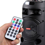 CURUK 4000W Portable Bluetooth Speaker Dual 6.5" Woofer Sound System Party DJ W/Mic