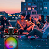 CURUK 9000W Portable Bluetooth Speaker Heavy Bass Sound System Party Dual10" Subwoofer