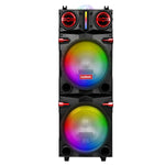 CURUK 9000W Portable Bluetooth Speaker Heavy Bass Sound System Party Dual10" Subwoofer