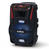 1000W Portable Bluetooth Speaker 8''DJ Party Subwoofer FM Radio with Remote+Mic