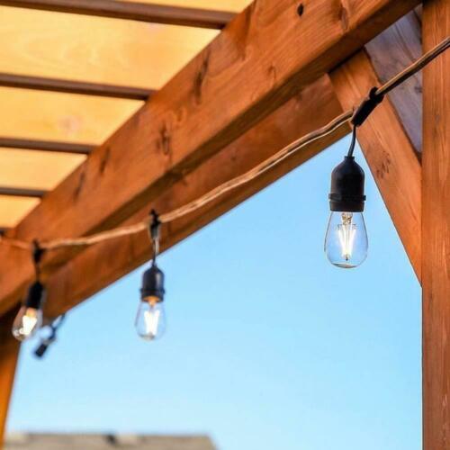 48FT Outdoor Garden LED Waterproof String Lights