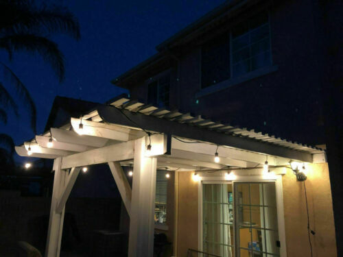 48FT Outdoor Garden LED Waterproof String Lights