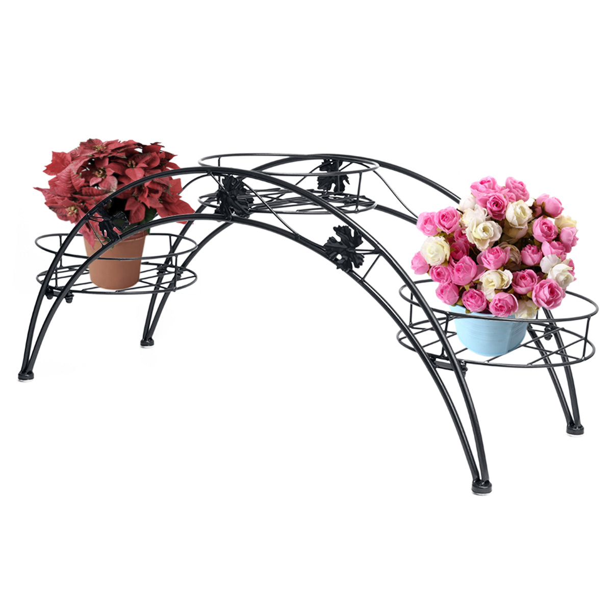 Dazone 3-Tiered Minimal Arch-Rack Potted Plant Stand