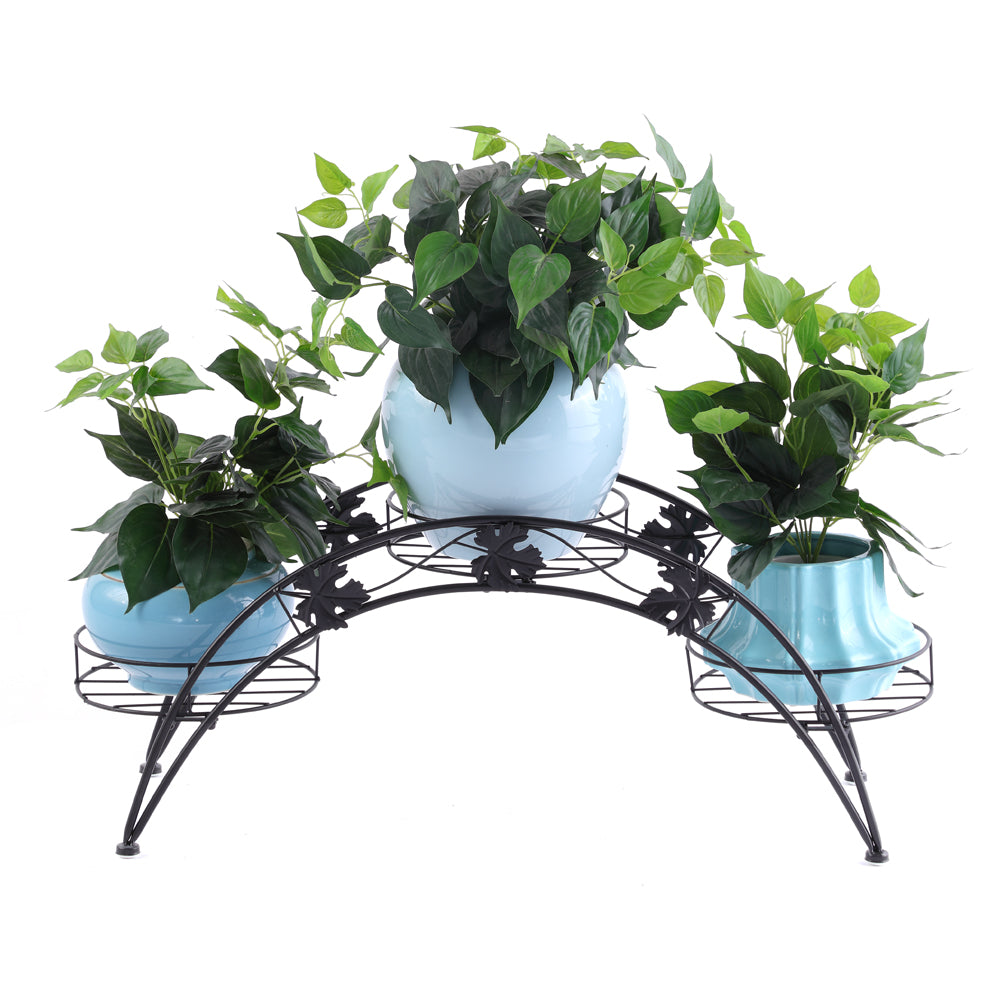 Dazone 3-Tiered Minimal Arch-Rack Potted Plant Stand