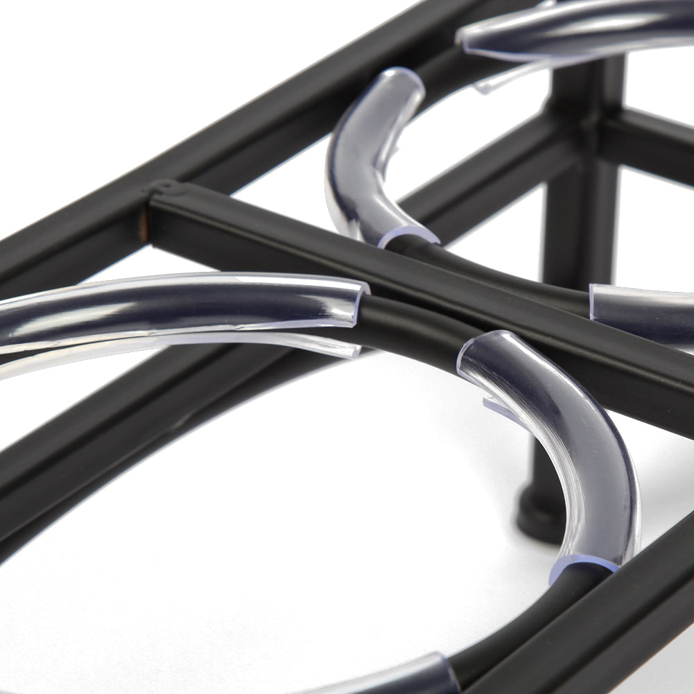 Double Elevated Pet Stainless Steel Food Stand Tray