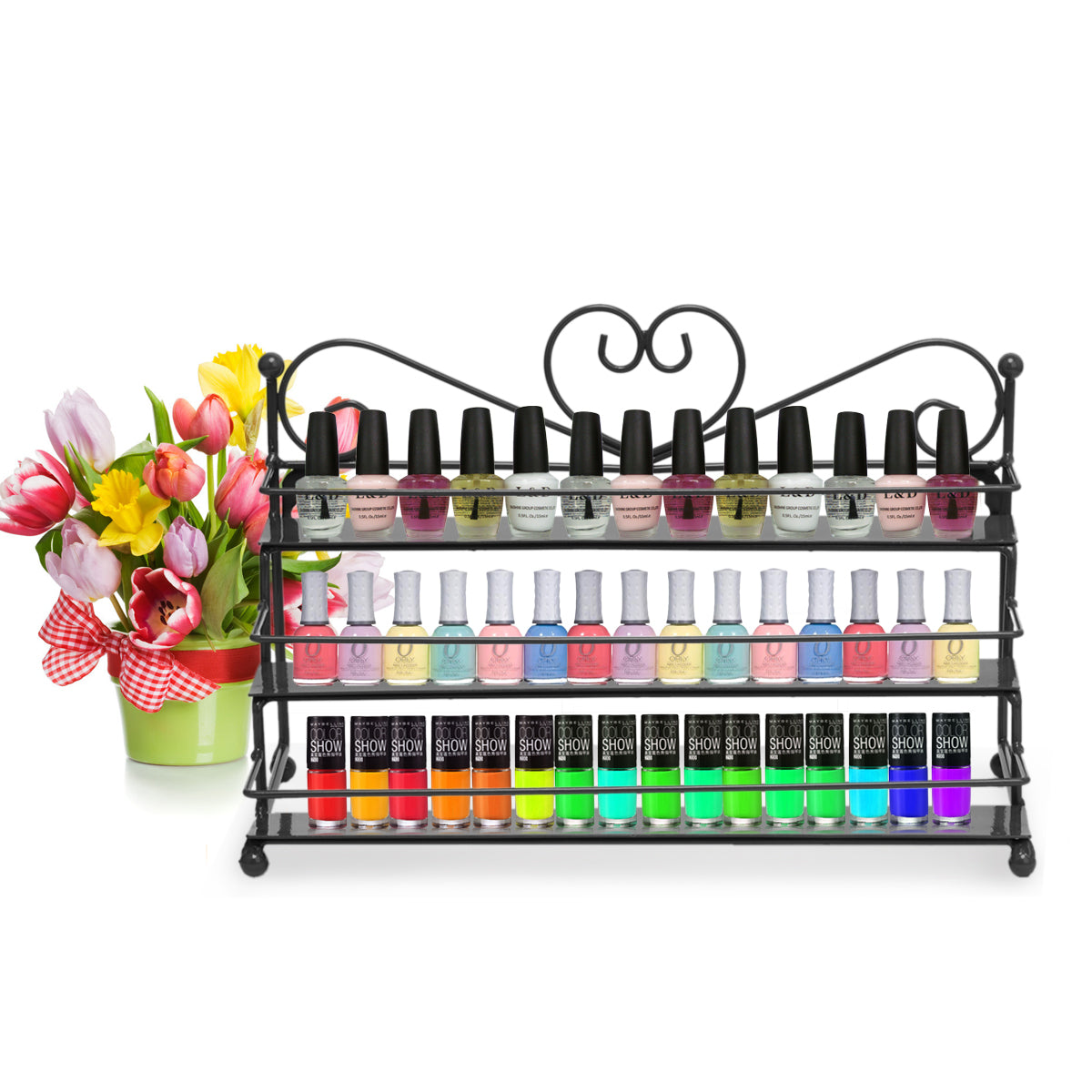 Metal Nail Polish Rack
