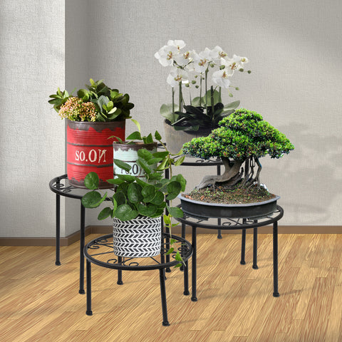 4 in 1 Plant Stands Flower Pot Indoor Outdoor