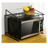 Dazone Metal Microwave Oven Rack shelf Kitchen Counter Shelf