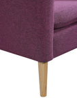 Modern Accent Chair Single Sofa with Linen Fabric Upholstered