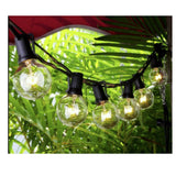 25 Pack G40 Globe Warm White String Lights 25 Pieces End to End Connectable